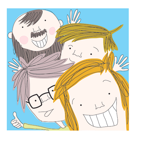 Friends taking selfie